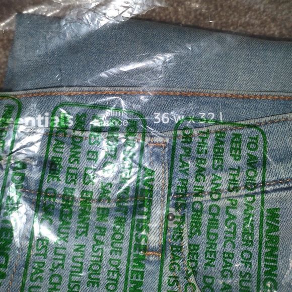 Amazon Essentials Men's Slim Fit Stretch Jeans Size 36x32 - Picture 5 of 6